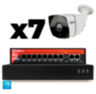 Комплект видеонаблюдения IP 8Мп KIT-C807IP-PL 7 камер для улицы, программный датчик движения, удаленный доступ, ночное видение