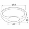 Браслет доступа RFID EM-Marine PS-W003-EM Синий, 125 кГц, без перезаписи