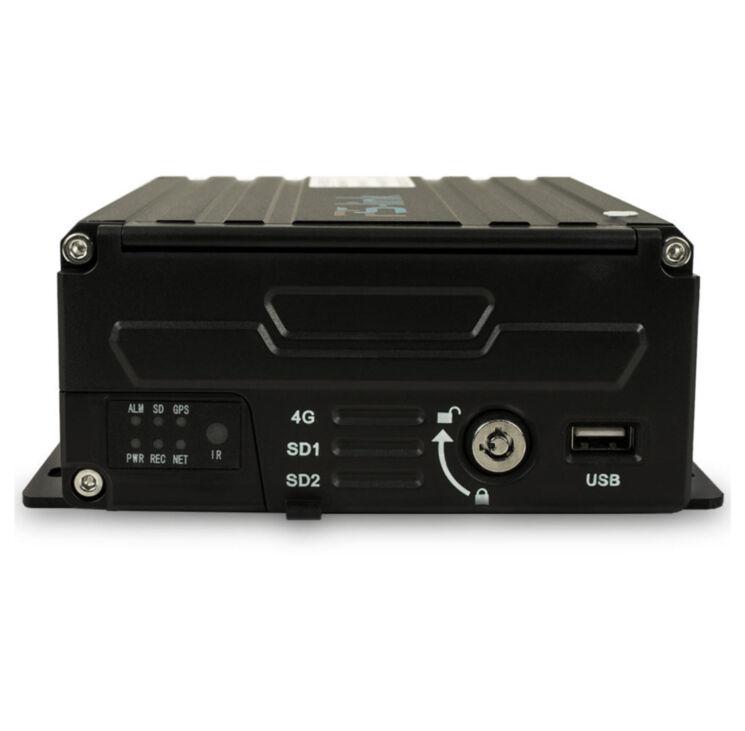 Видеорегистратор для транспорта PS-A9814-GW4 с GPS 4G WiFi модулями, поддержкой 2Мп AHD камер, записью на HDD, SD