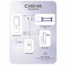 Комплект СКУД KIT-M010MF-WP-350 эл. магнитный замок 350кг, RFID