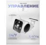 Комплект видеонаблюдения 4G 3Мп KIT-XMK302-4G 2 камеры, микрофон, динамик, LED-подсветка, слот microSD, объектив FishEye, удаленный просмотр