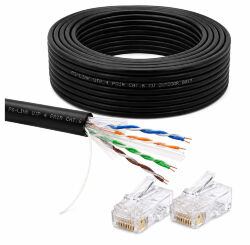 Кабель витая пара UTP4 cat.6 CU 60 метров UTP-CAT6-CU60-OUT уличный