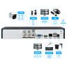 Комплект видеонаблюдения AHD 2Мп Ps-Link KIT-C204HD / 4 камеры