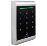 Система СКУД KIT-1203MF-SS на 1 дверь, панель со считывателем RFID 13МГц Mifare, замок накладной серый, НЗ тип
