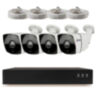 Комплект видеонаблюдения IP 2Мп KIT-C204IP-POE 4 камеры с ночной съемкой для улицы, с датчиком движения, питание PoE