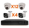 Комплект видеонаблюдения AHD 2Мп Ps-Link KIT-B2124HD / 16 камер