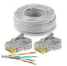 Кабель UTP4 cat.5E CCA 20 метров UTP-CCA20 с коннекторами RJ-45