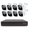 Комплект видеонаблюдения IP Ps-Link KIT-C508IP-POE / 5Мп / 8 камер / питание POE