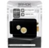 Система СКУД KIT-T1202EM-WP-W-B черный замок тип НЗ, сенсорная панель, RFID 125кГц, WIFI модуль, приложение