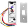 Система СКУД KIT-T1202EM-WP-W-B черный замок тип НЗ, сенсорная панель, RFID 125кГц, WIFI модуль, приложение