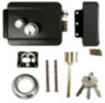 Система СКУД KIT-T1202EM-WP-W-B черный замок тип НЗ, сенсорная панель, RFID 125кГц, WIFI модуль, приложение