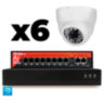 Комплект видеонаблюдения IP 5Мп KIT-A506IP-PL 6 камер, программный датчик движения, удаленный доступ, ночное видение